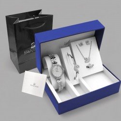 ΣΕΤ ΡΟΛΟΪ SWAROVSKI 5 ΤΜΧ. ΑΣΗΜΙ